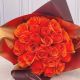 Rosas en Bouquet por 24 - Naranjita 